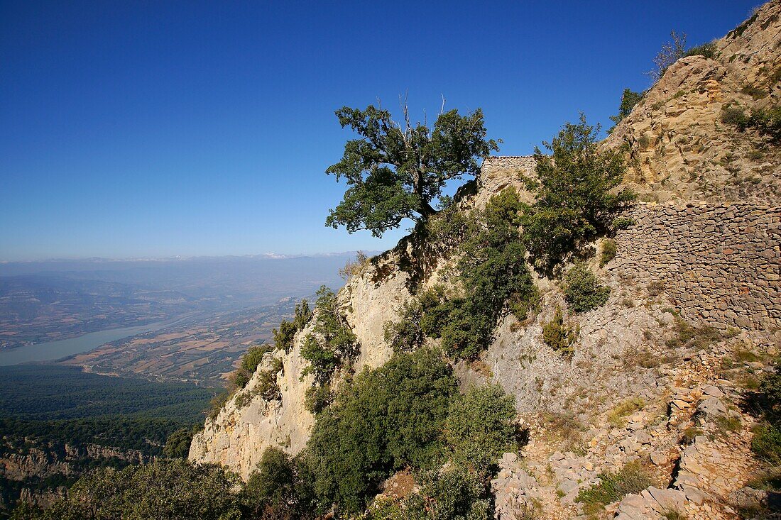 Sant Salvador de la Bosc Barcedana Tal Rúbies Montsec Lleida Pyrenäen Katalonien Spanien