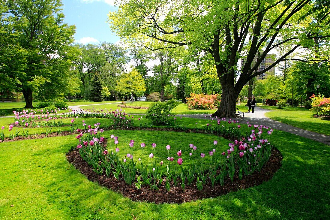 The Public Gardens park in Halifax, Nova Scotia, Canada