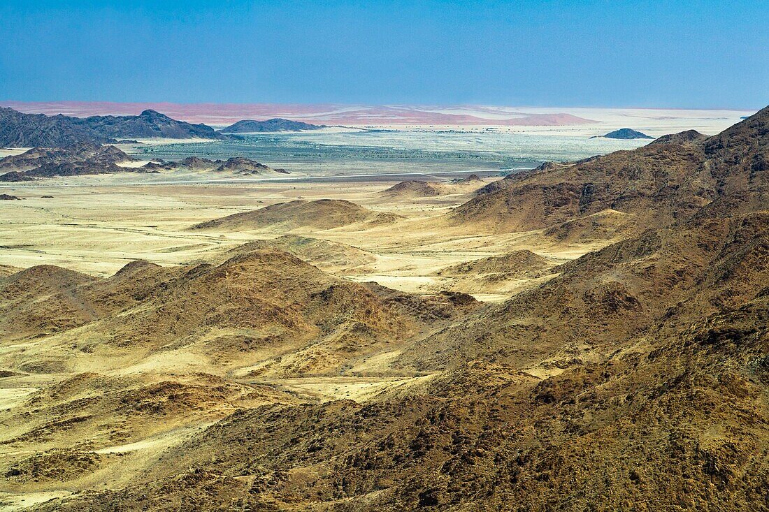 Aerial view over Namibia, Africa