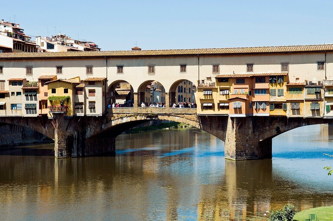 Ponte Vecchio, Arno River, Firenze, UNESCO WORLD Heritage Site, Tuscany, Italy