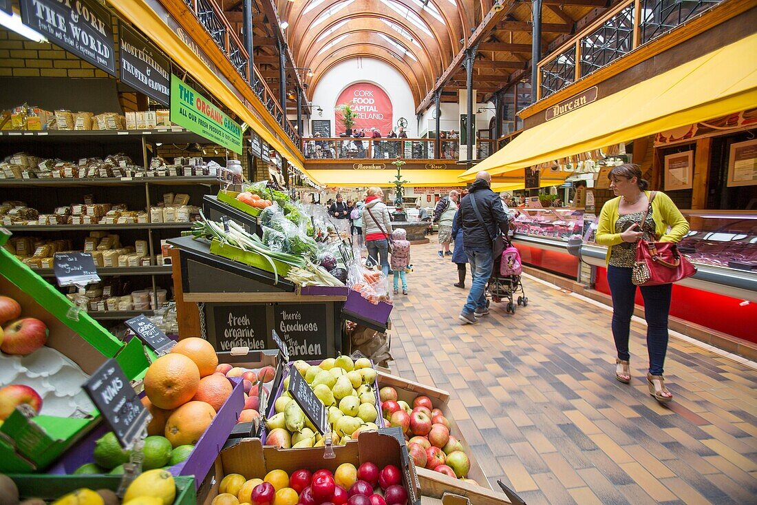 English Market, Cork, Munster Province, Ireland.