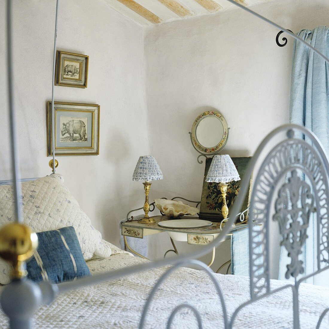 A bedroom in country house