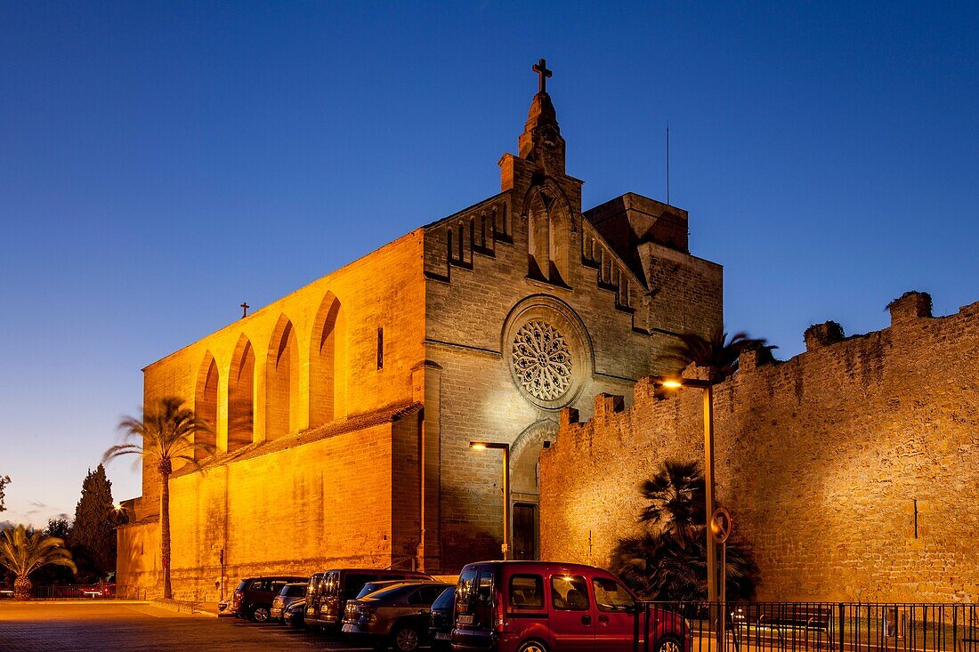 The Cathedral, Alcudia Old Town, Mallorca - Spain.
