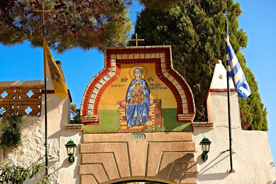 Theotokos, Monastery, Paleokastitsa, 18th century Greek Orthodox  Corfu Ionian Island, Greece