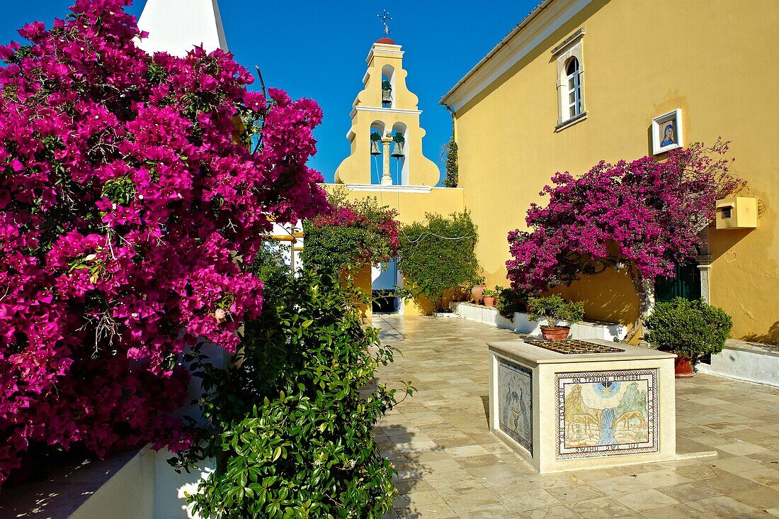 Theotokos, Monastery, Paleokastitsa, 18th century Greek Orthodox  Corfu Ionian Island, Greece