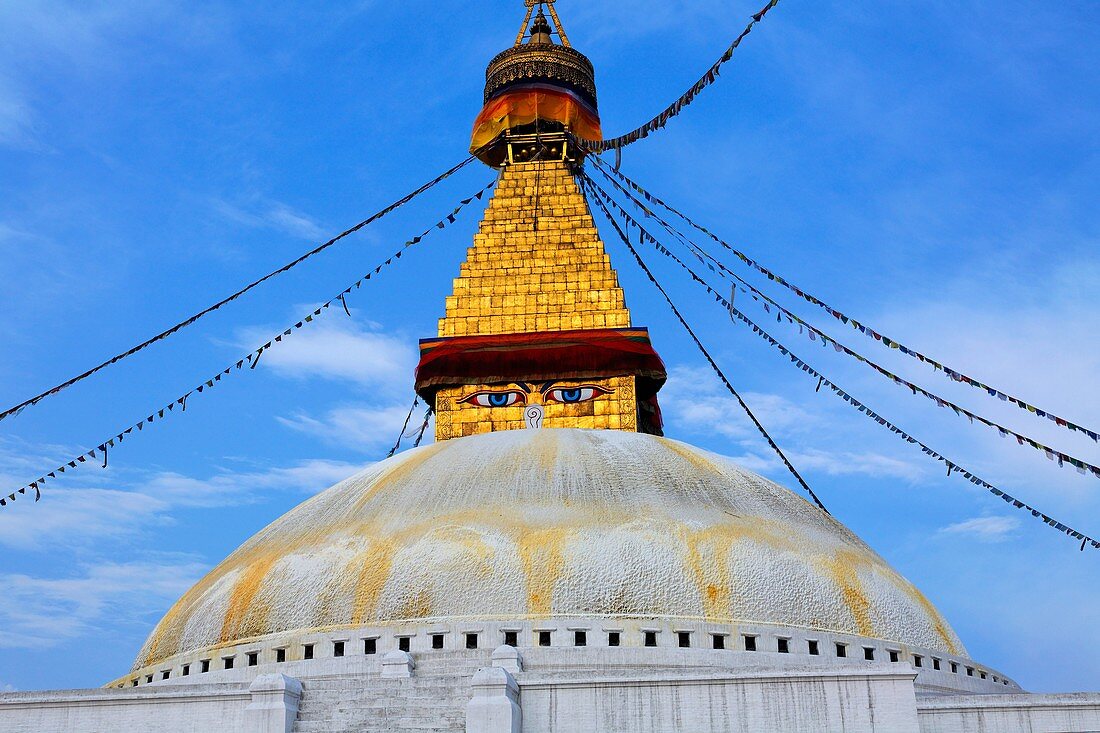 Nepal - Kathmandu - Bodhnath stupa