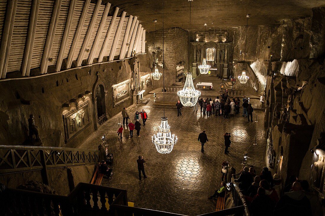 Wieliczka Salt Mine, Poland.