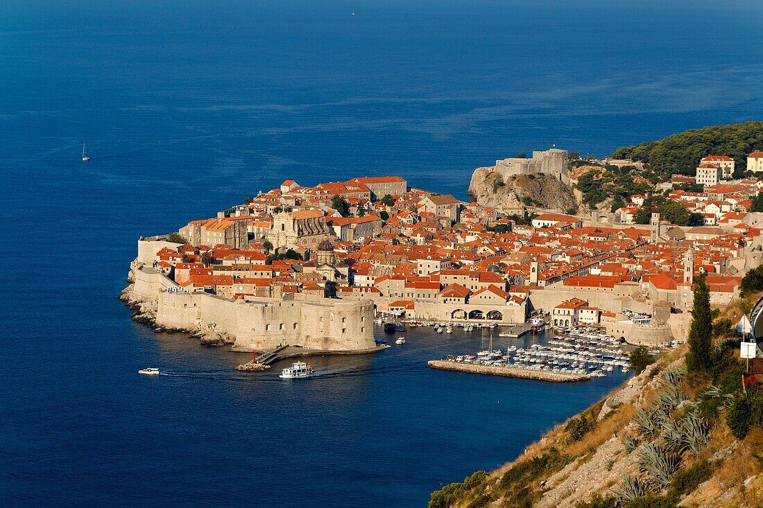 Dubrovnik, one of the most popular tourist destinations on the Adriatic, Croatia, UNESCO