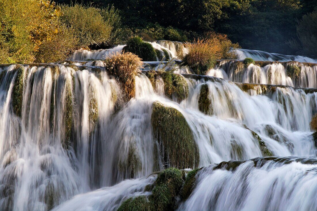 Krka waterfalls, Krka NP, Dalmatia, Croatia, Europe