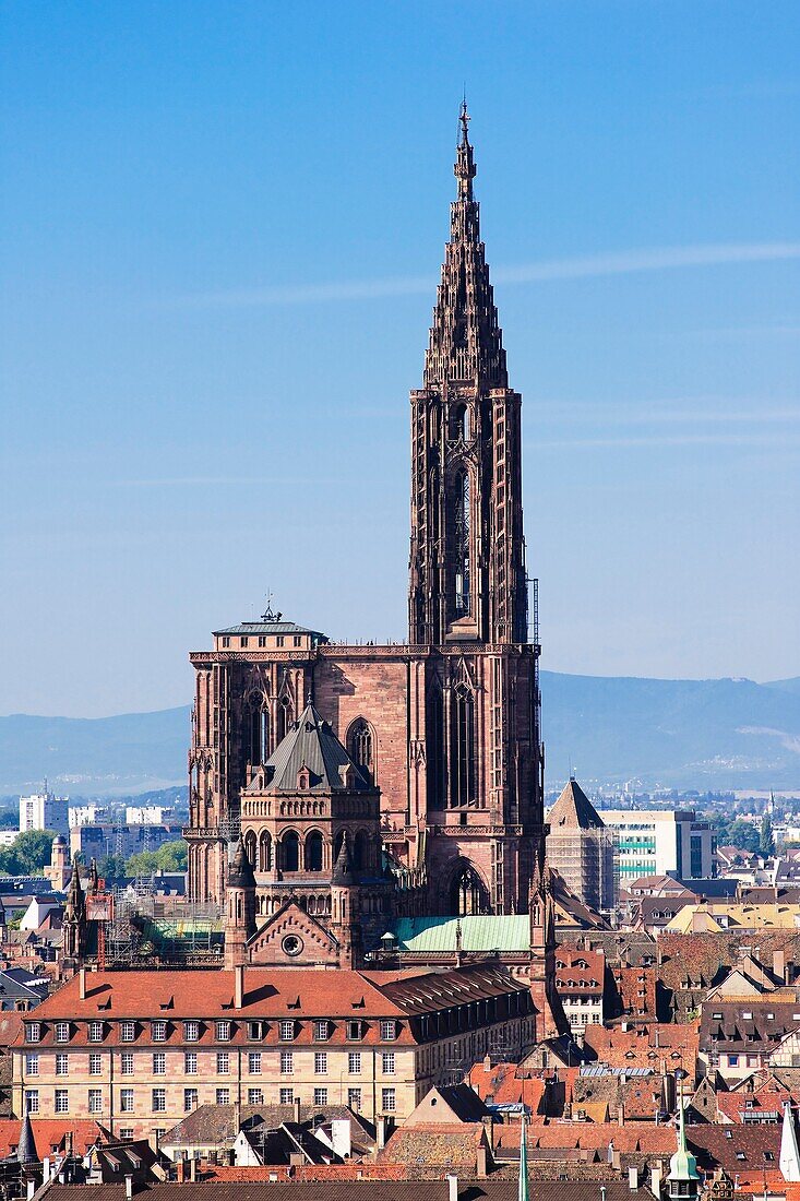 Notre-Dame gothic cathedral, 14th Century, Strasbourg, Alsace, France