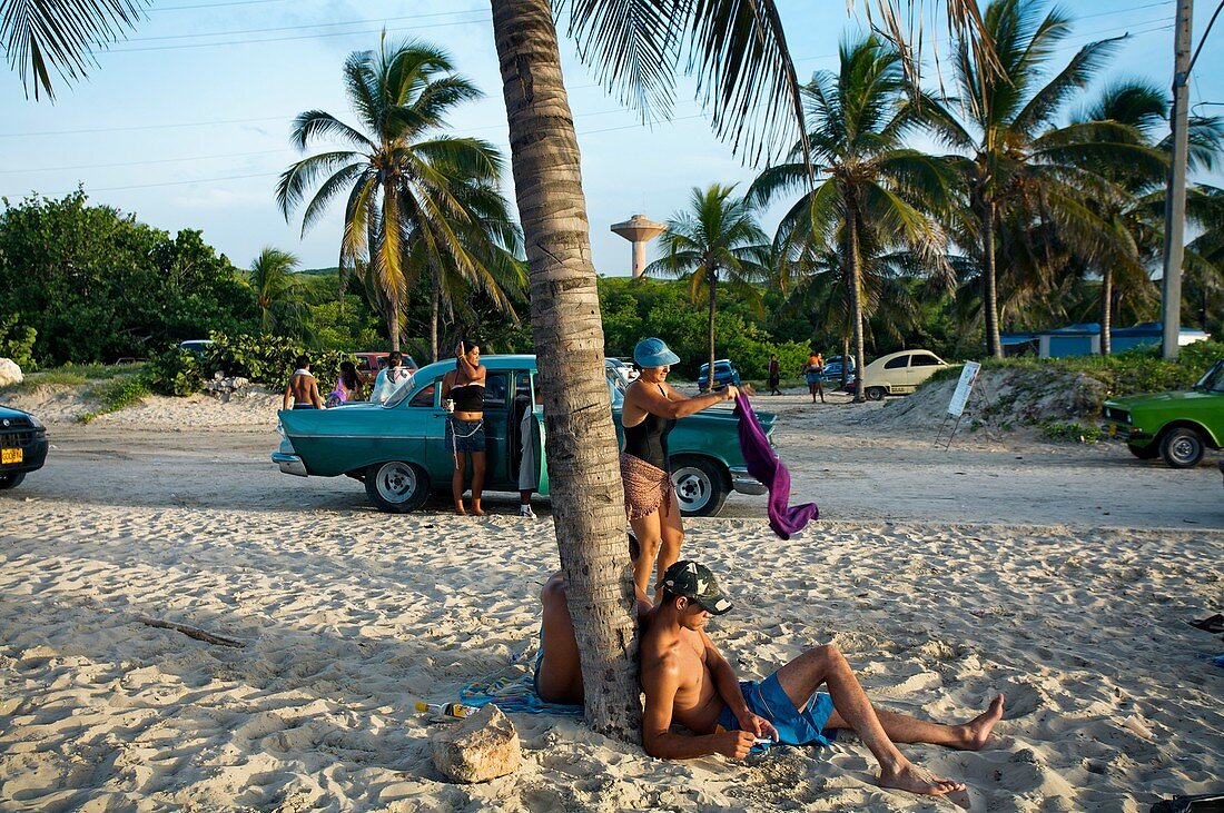 Beach in Playas del Este. Havana. Cuba.