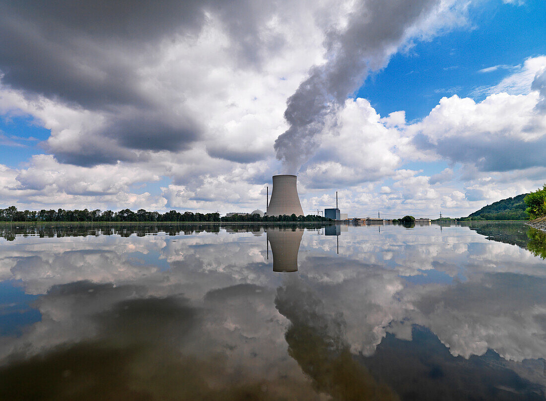 Kernkraftwerk Isar, Essenbach, Landshut, Bayern Deutschland