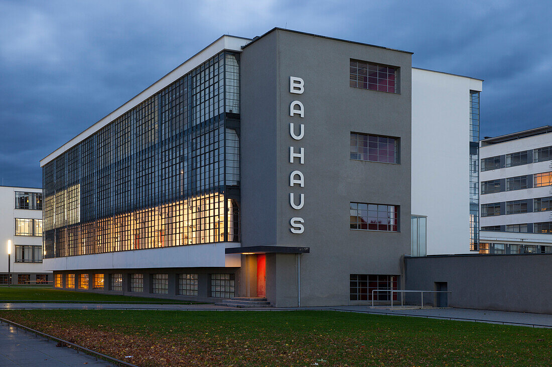 Bauhaus Dessau, Dessau-Roßlau, Sachsen-Anhalt, Deutschland