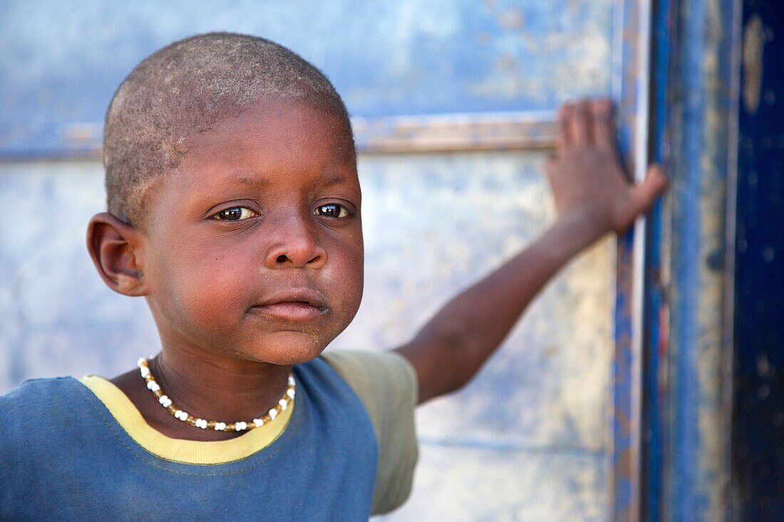 Herero-Junge, Sesfontain, Namibia