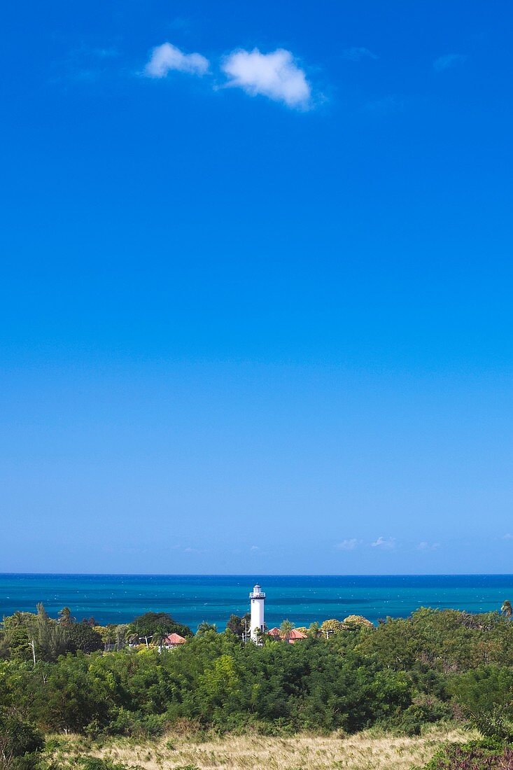 Puerto Rico, West Coast, Rincon, Punta Higuero Lighthouse.
