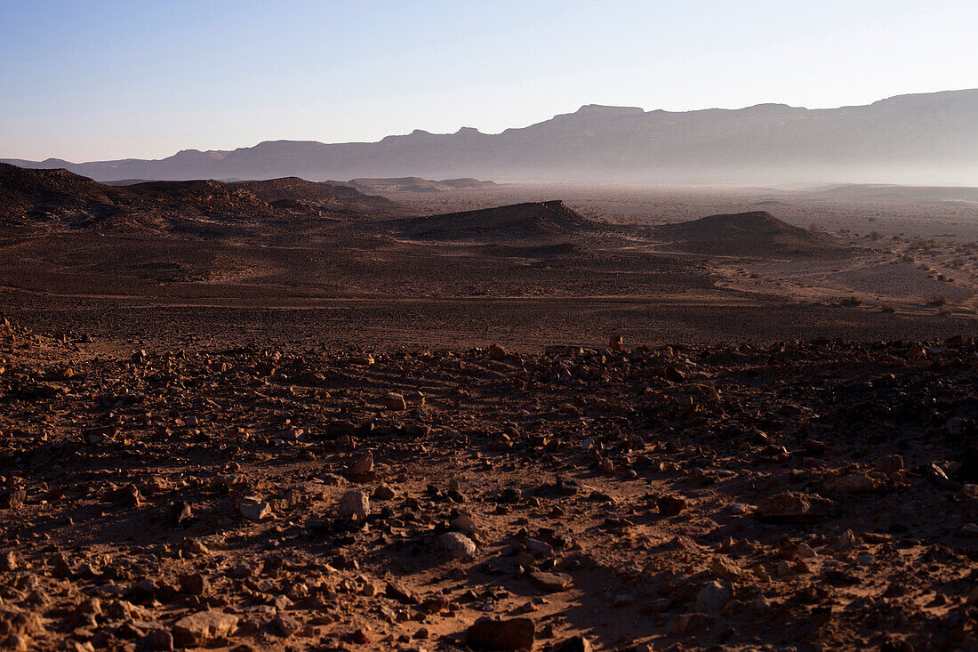 Morgenstimmung in der Wüste, Machtesch Ramon, Wüste Negev, Israel