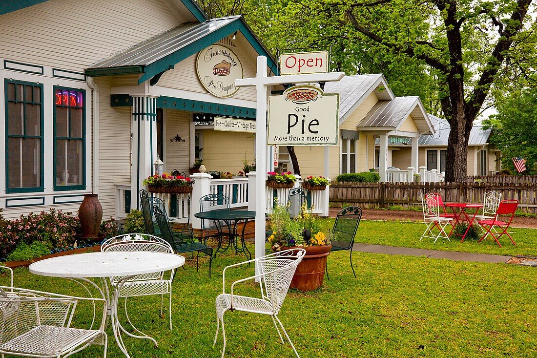 A pie shop in Fredericksburg, Texas, USA