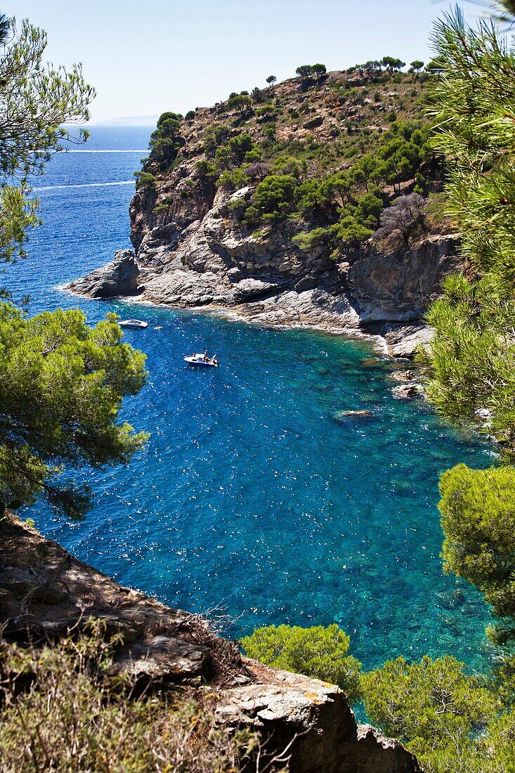 Cala de Lledó, Roses, Costa Brava, Alt Emporda, Girona province, Catalonia, Spain