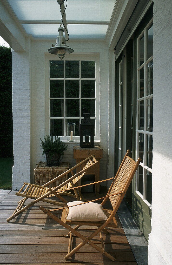 A Sunny Spot On A Terrace With Wooden License Image Image Professionals
