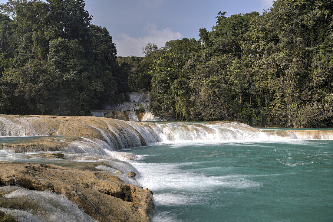 Rio Tulija, Parque Nacional de Agua Azul, near Palenque, Chiapas, Mexico
