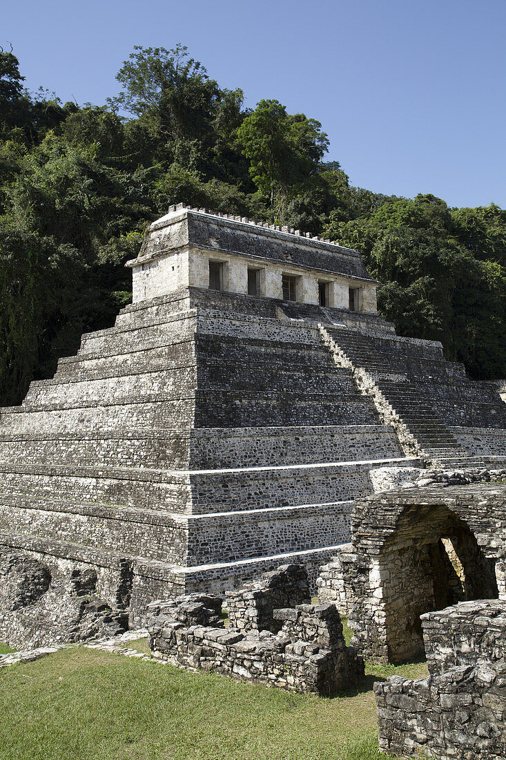 Temple of Inscriptions, Palenque Archaeological Park, Palenque, Chiapas, Mexico