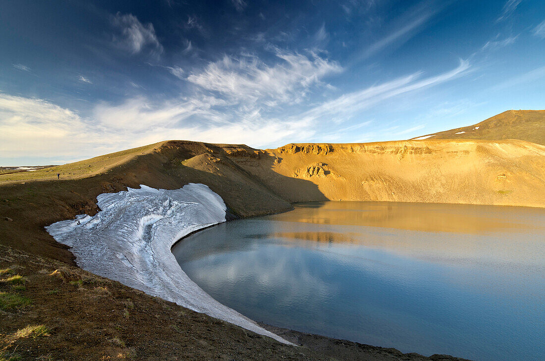 Viti volcanic crater, Krafla  Geothermal area  North east Iceland