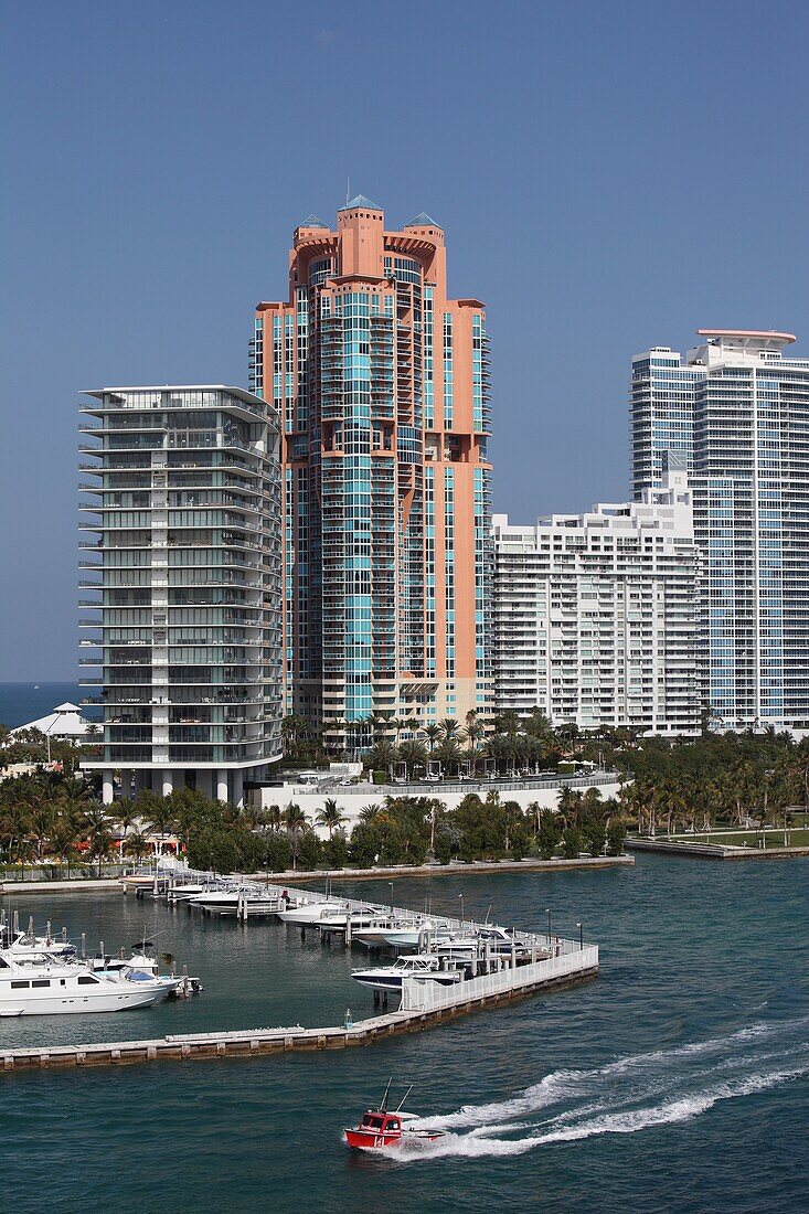 Buildings in Miami Beach, Florida, USA