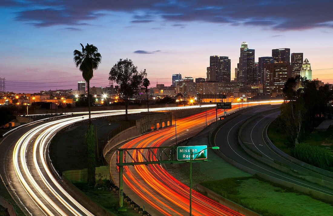 Los Angeles skyline, California, USA