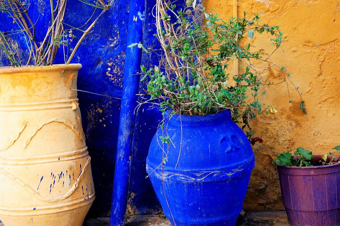 Greece, Crete  Three Flowerpots, Chania Old Town