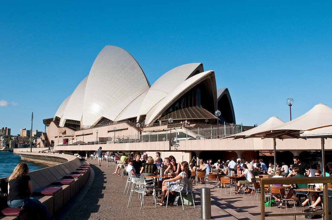 The Opera bar outside Sydney Opera House, NSW, Australia