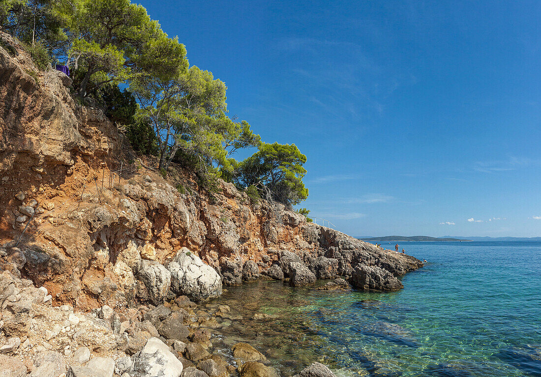 Beach in Jagodna village, Hvar island, Croatia.