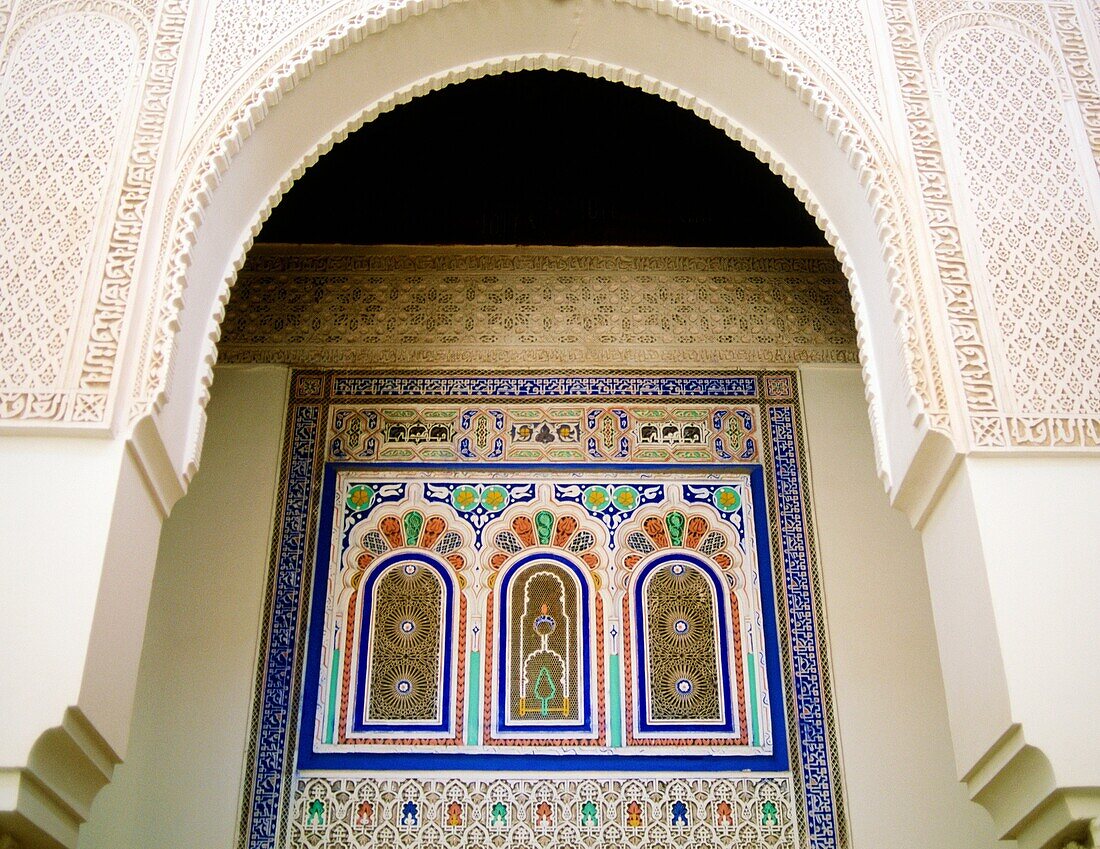 Morocco, Meknes, Moulay Ismail Mausoleum,