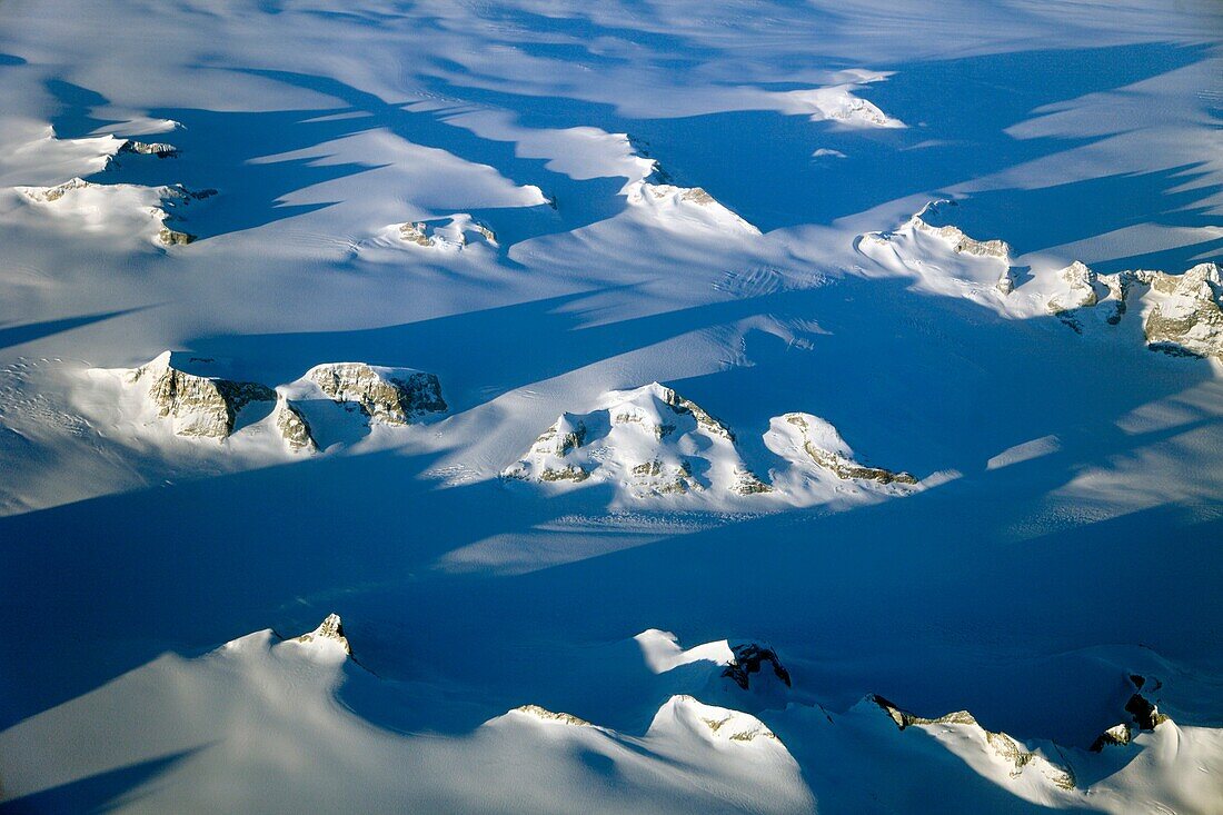 Greenland, southern area, aerial view,