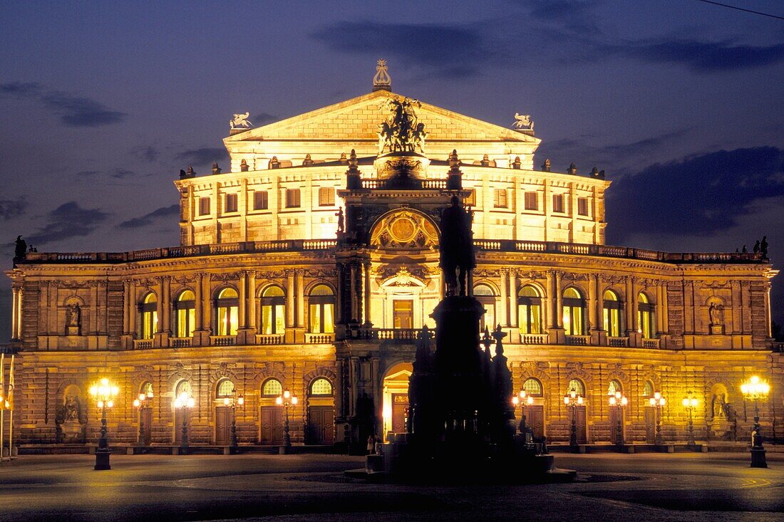 Semper Opera, Dresden, Saxony, Germany