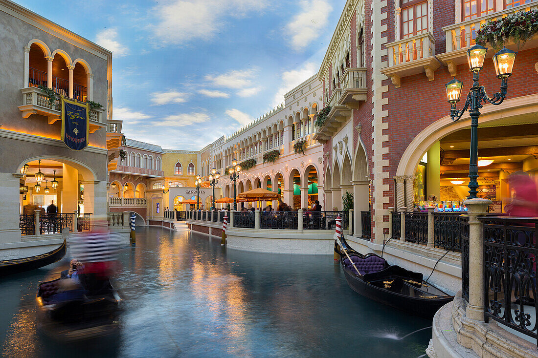 Einkaufszentrum, The Venetian Hotel, Strip, South Las Vegas Boulevard, Las Vegas, Nevada, USA