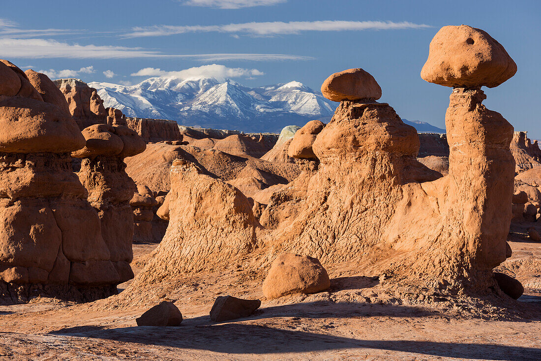 Goblin Valley State Park, Henry Mountains, Mount Ellen, Utah, USA