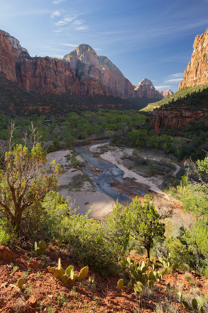 Virgin River Valley, Zion National Park, Utah, USA