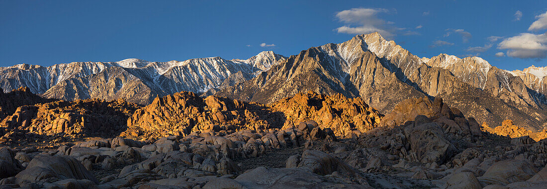 Tunnabora Peak, Mount Whitney, Alabama Hills, nahe Lone Pine, Sierra Nevada, Kalifornien, USA