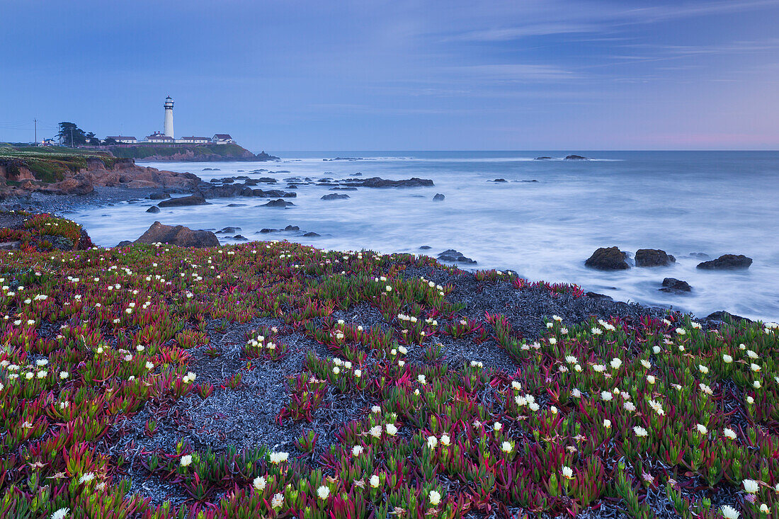 Pigeon Point Leuchtturm, Cabrillo Highway 1, Kalifornien, USA