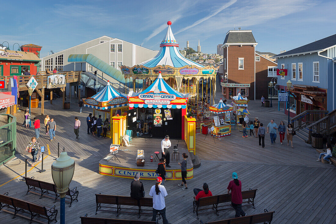 Pier 39, San Francisco, Californien, USA