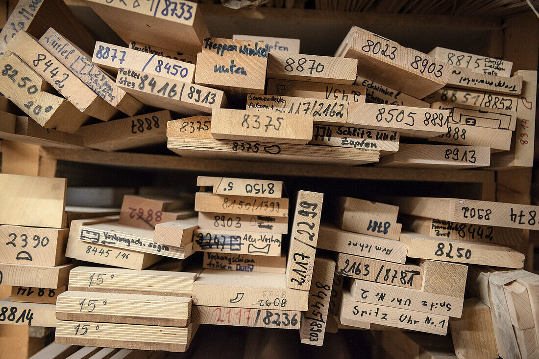 impressions of a carpenter's workshop in Bernau in the Black Forest, Waldshut, Baden-Wuerttemberg, Germany