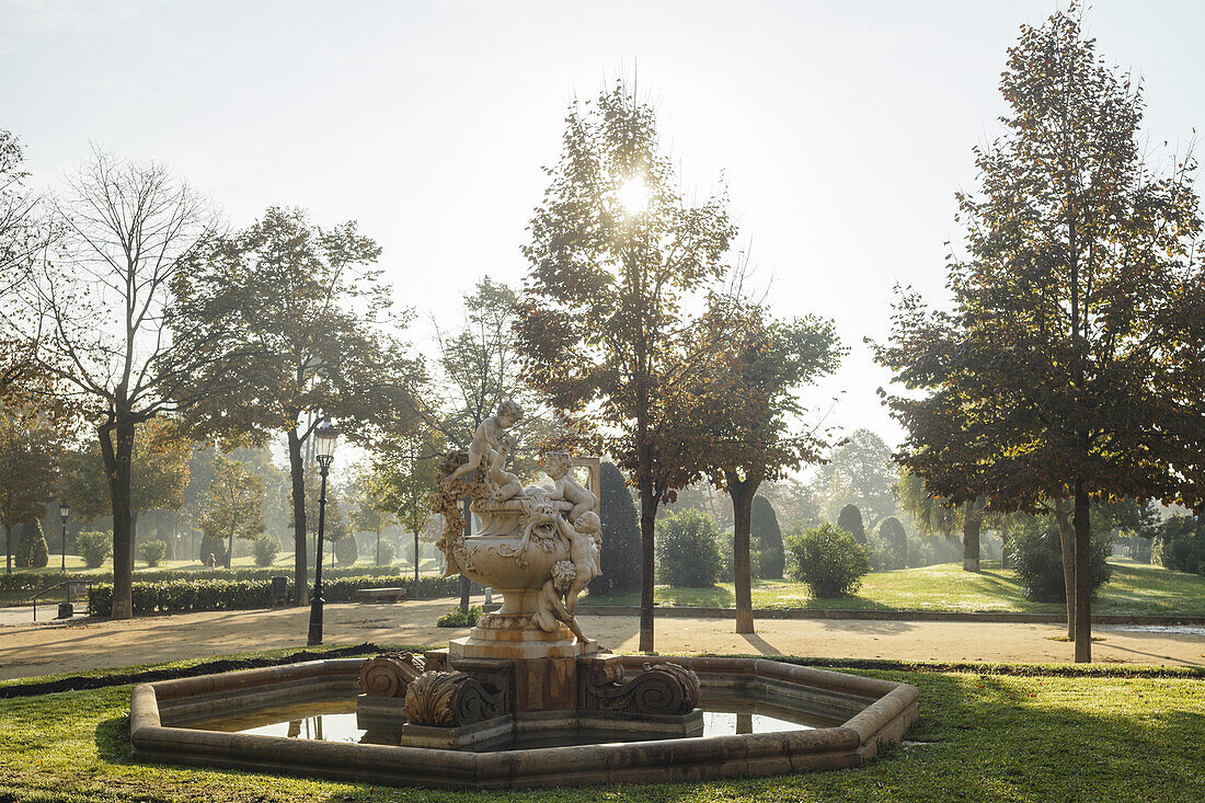 Brunnen, Parc de la Ciutadella, Stadtpark, Weltausstellung 1888, Barcelona, Katalonien, Spanien, Europa