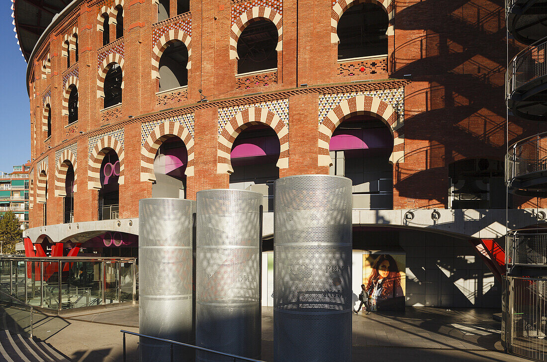 former bullring, Centro Commercial Arenas de Barcelona, shopping center, Eixample district, Barcelona, Catalunya, Catalonia, Spain, Europe