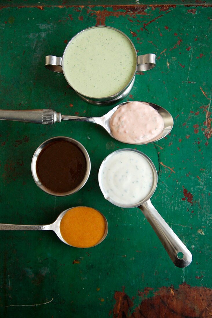 Various Homemade Dressings From Above