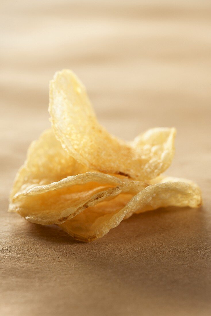 Small Stack of Potato Chips