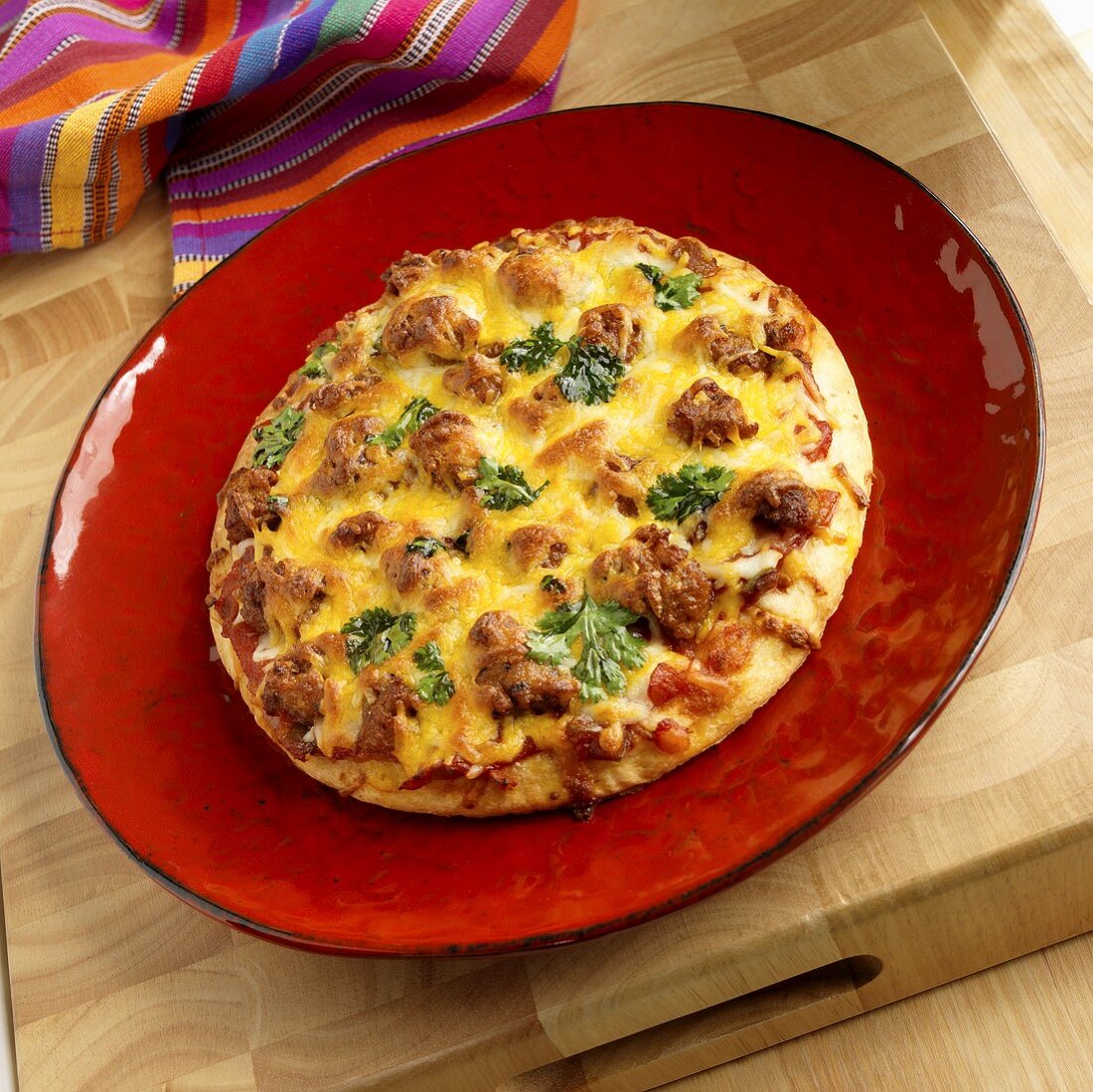 Mexican Pizza with Chorizo