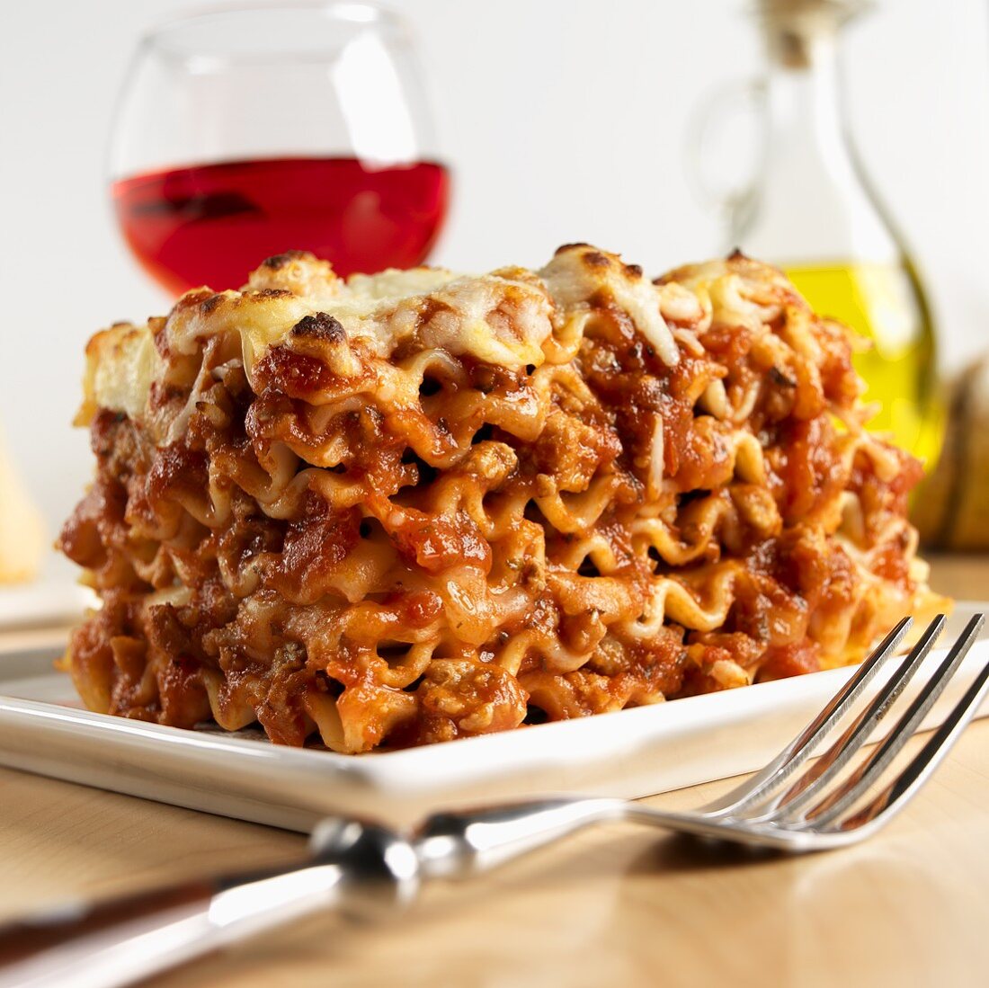 Lasagne al forno (Nudelauflauf mit Bechame- & Fleischsauce)