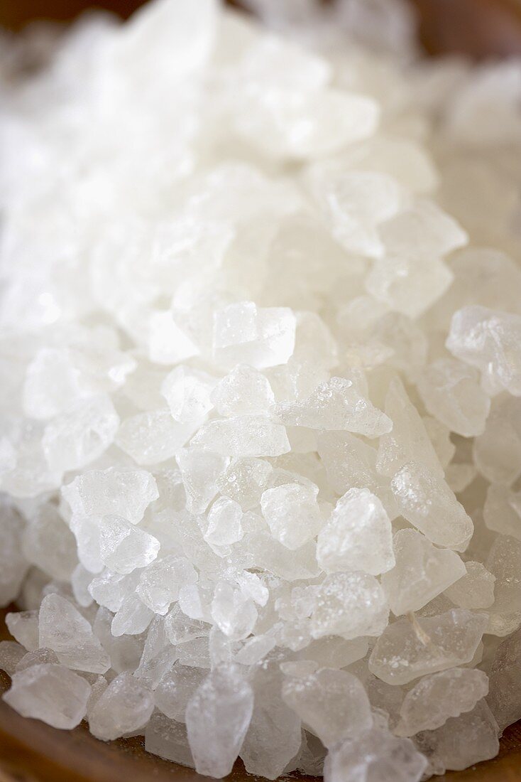 Pile of White Rock Candy, Close Up