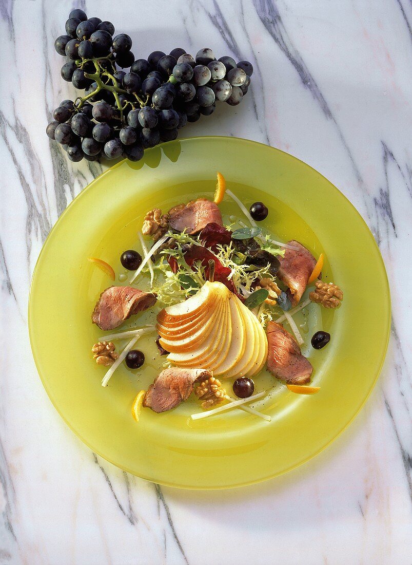 Pear-Duck Salad