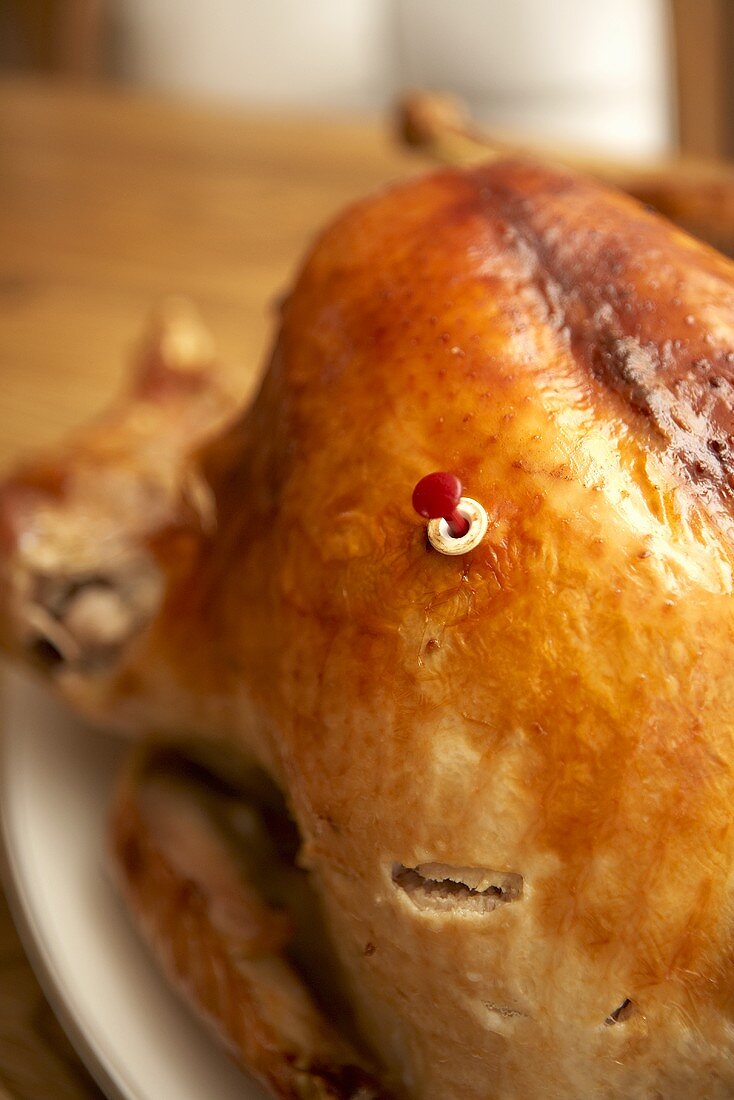 A Whole Roasted Turkey with Popped Popper